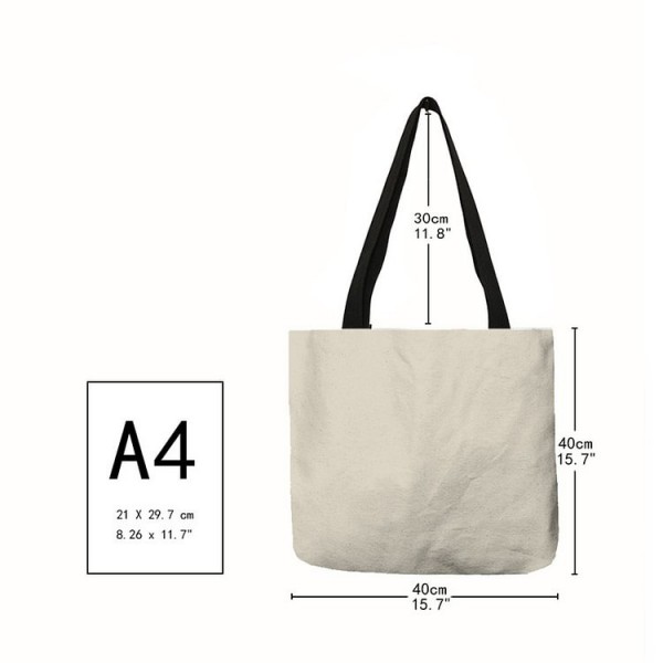 Linen Tote Bag - Bear