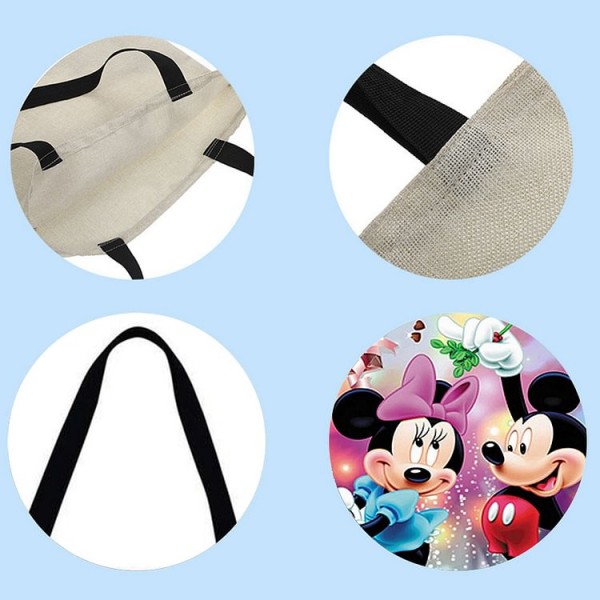 Linen Tote Bag - Cartoon