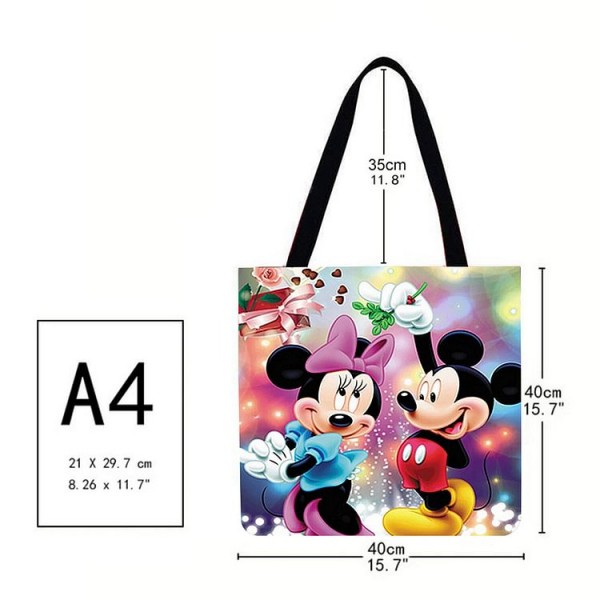 Linen Tote Bag - Cartoon