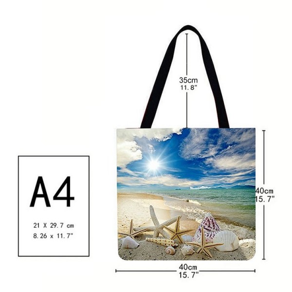 Linen Tote Bag - Scenery