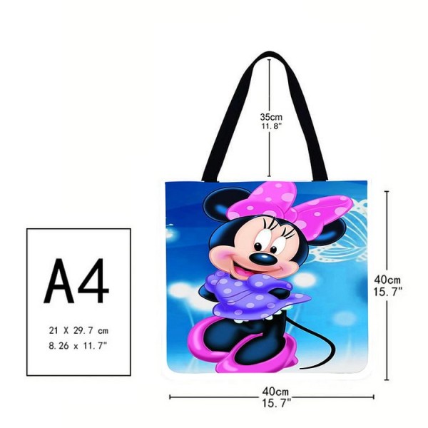 Linen Tote Bag - Cartoon