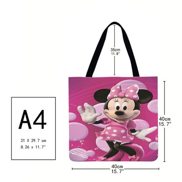 Linen Tote Bag - Cartoon