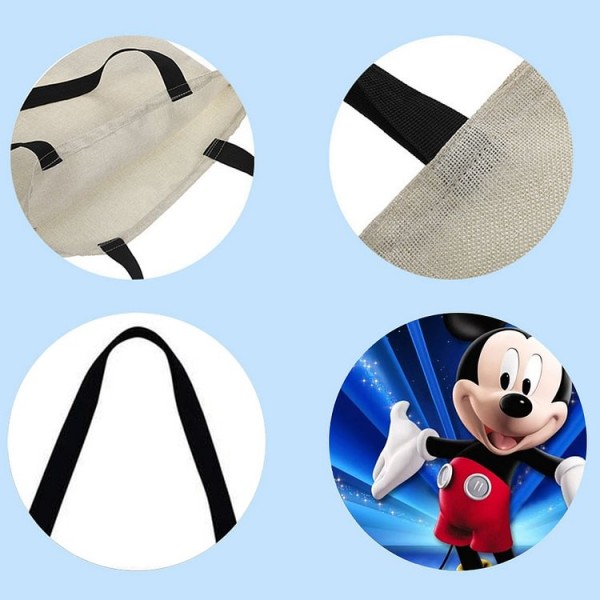 Linen Tote Bag - Cartoon