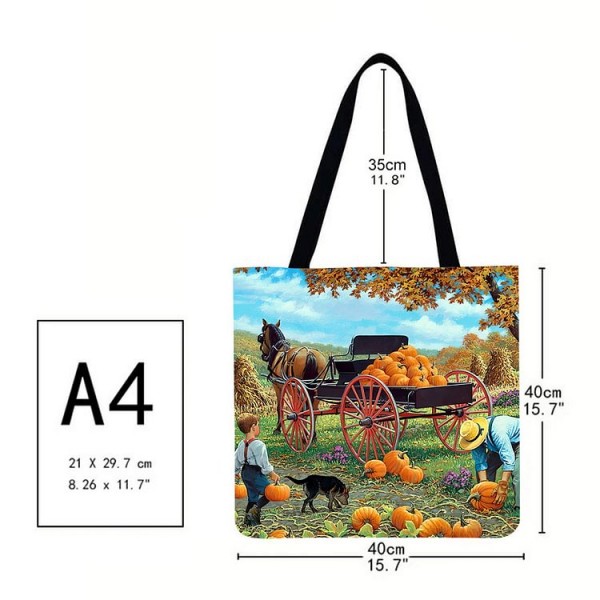 Linen Tote Bag - Landscape