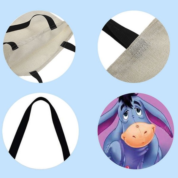 Linen Tote Bag - Cartoon