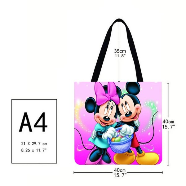 Linen Tote Bag - Cartoon