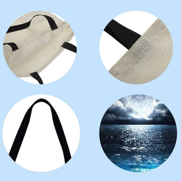 Linen Tote Bag - Moonlight