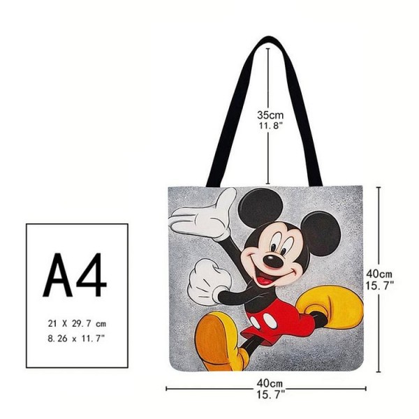 Linen Tote Bag - Cartoon