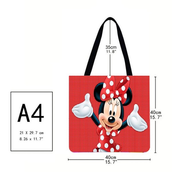 Linen Tote Bag - Cartoon