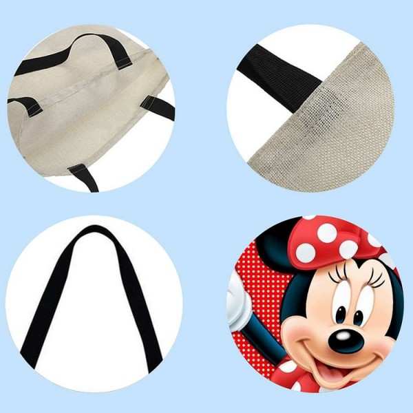 Linen Tote Bag - Cartoon