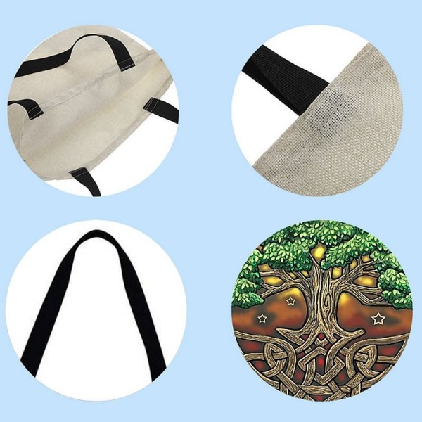 Linen Tote Bag - Tree of Life