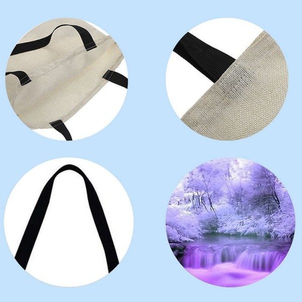 Linen Tote Bag - Waterfall