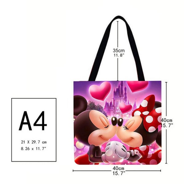 Linen Tote Bag - Cartoon