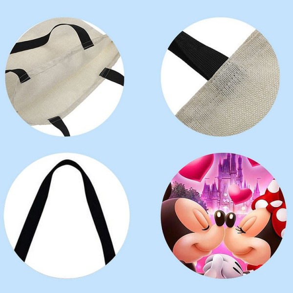 Linen Tote Bag - Cartoon