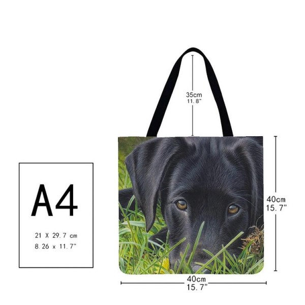 Linen Tote Bag -  Labrador Retriever