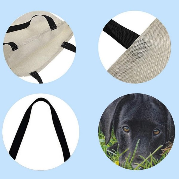 Linen Tote Bag -  Labrador Retriever