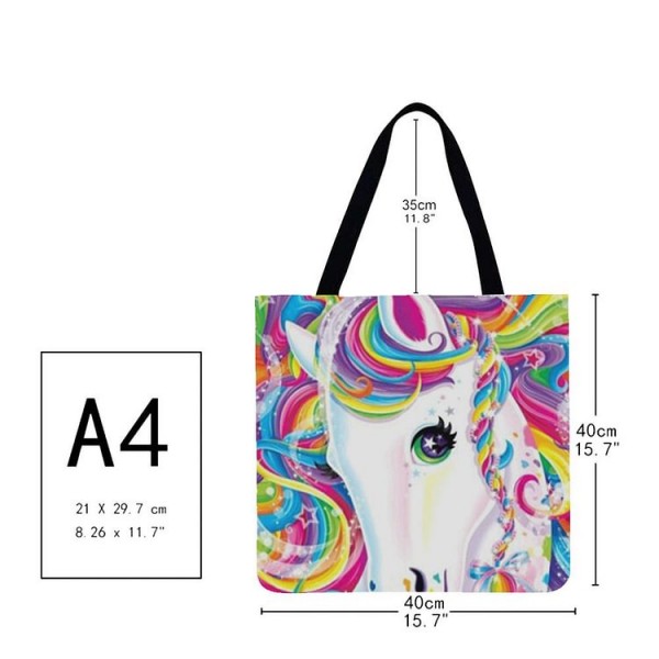 Linen Tote Bag -  horse