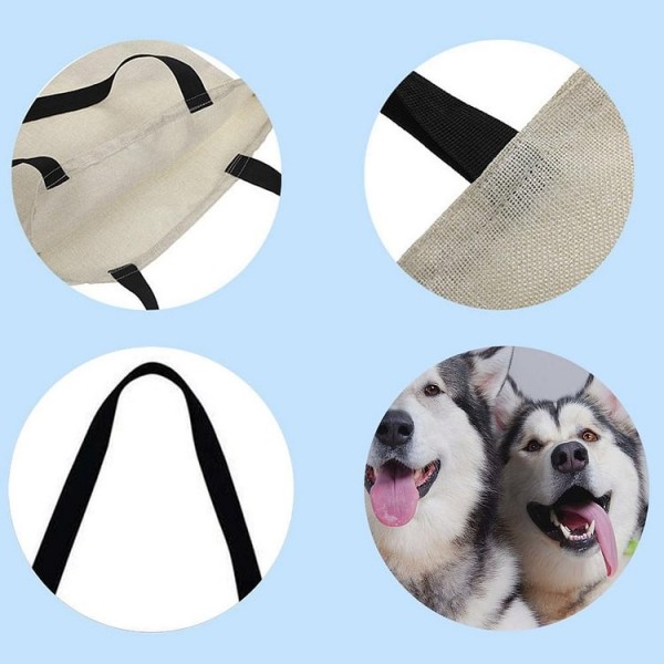 Linen Tote Bag -  Husky