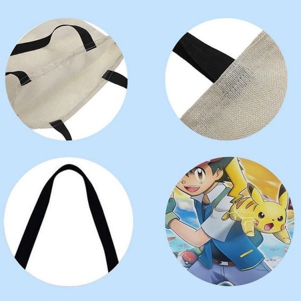 Linen Tote Bag -  Pokémon