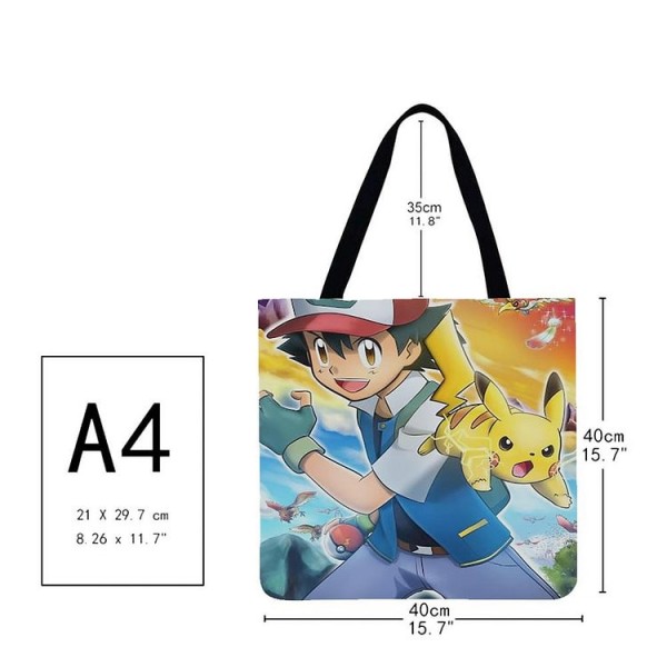 Linen Tote Bag -  Pokémon