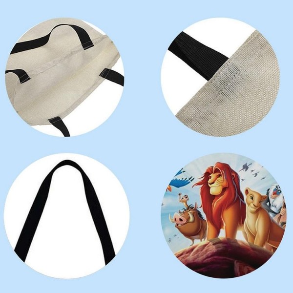 Linen Tote Bag -  lion king