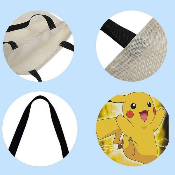 Linen Tote Bag -  Pokémon