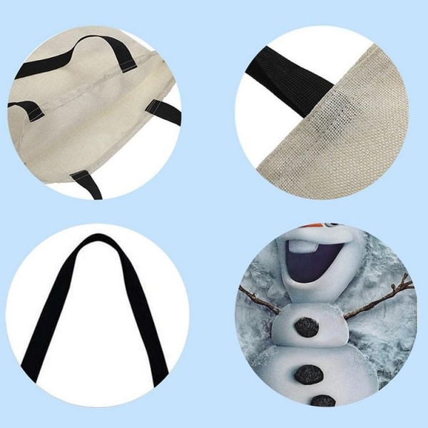 Linen Tote Bag -  Frozen