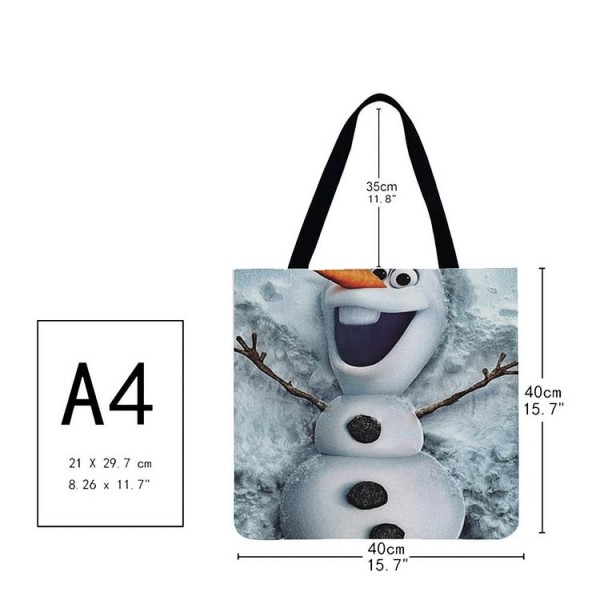 Linen Tote Bag -  Frozen