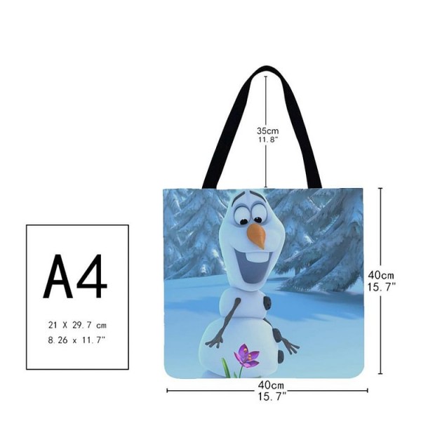 Linen Tote Bag -  Frozen