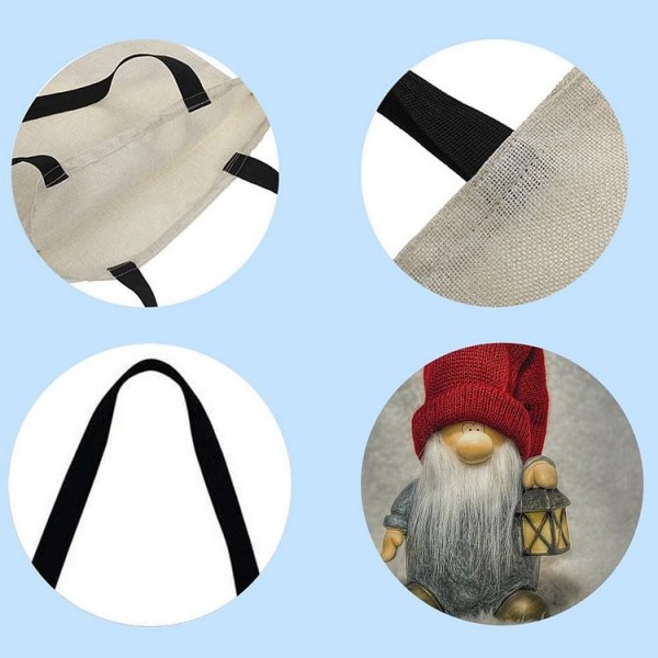 Linen Tote Bag -  Gnome