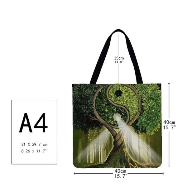 Linen Tote Bag -  Tree