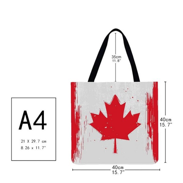 Linen Tote Bag -  national flag