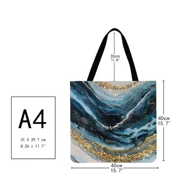 Linen Tote Bag -  line