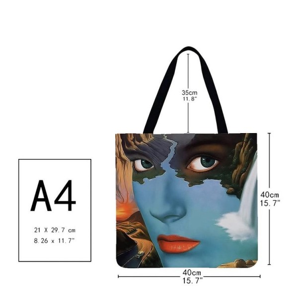 Linen Tote Bag -  goddess