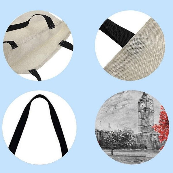 Linen Tote Bag -  Big Ben