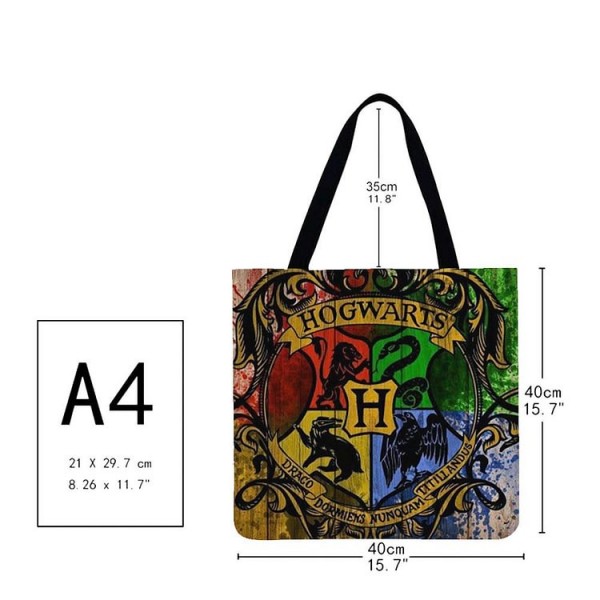 Linen Tote Bag -  Harry Potter