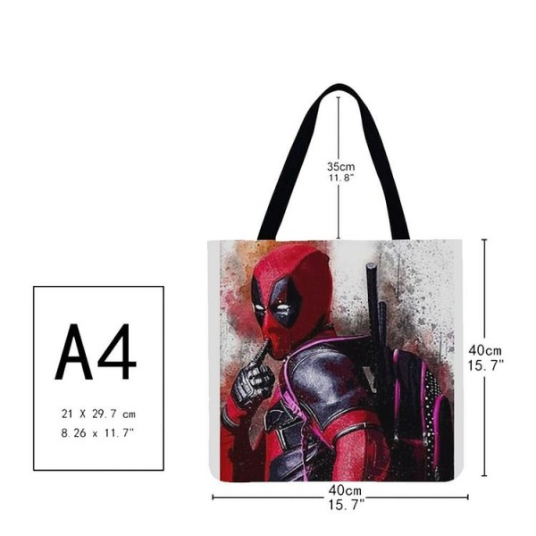 Linen Tote Bag -  Marvel