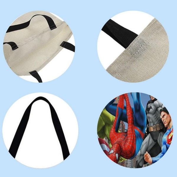 Linen Tote Bag -  Marvel