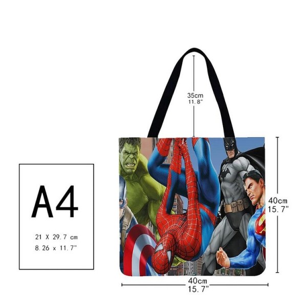 Linen Tote Bag -  Marvel