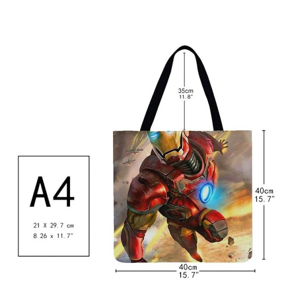 Linen Tote Bag -  Marvel