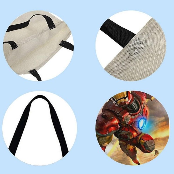 Linen Tote Bag -  Marvel