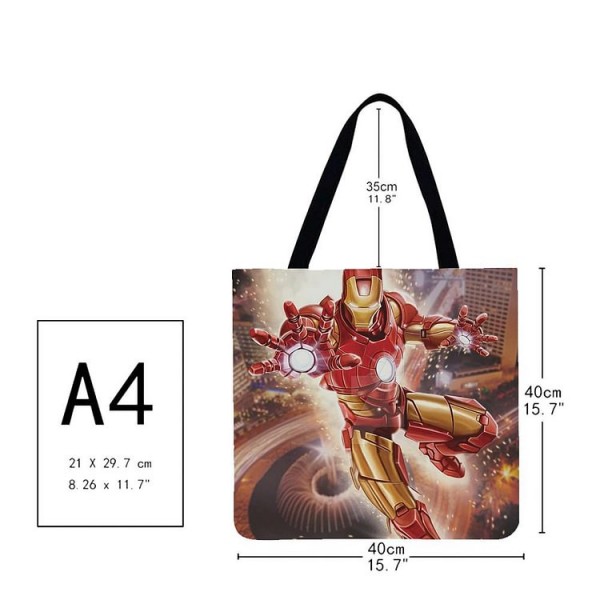 Linen Tote Bag -  Marvel