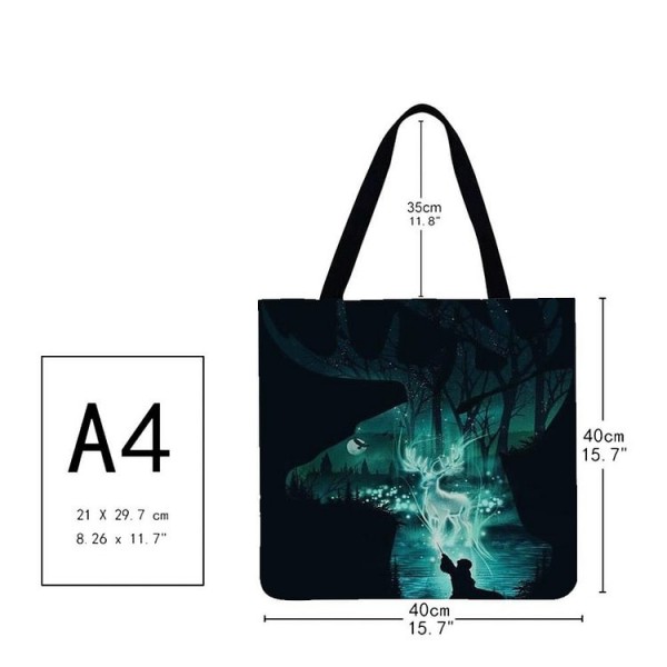 Linen Tote Bag -  Harry Potter