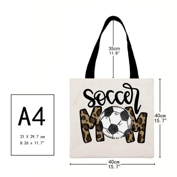 Soccer Mom - Linen Tote Bag