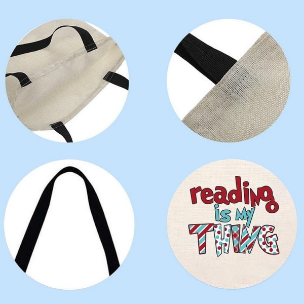 Reading is my Thing - Linen Tote Bag