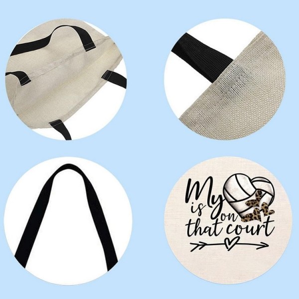 volleyball - Linen Tote Bag