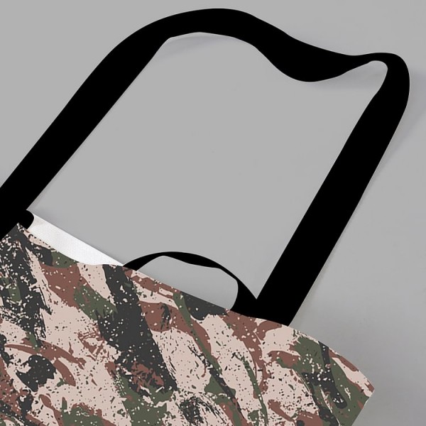 Linen Tote Bag - Camouflage bag