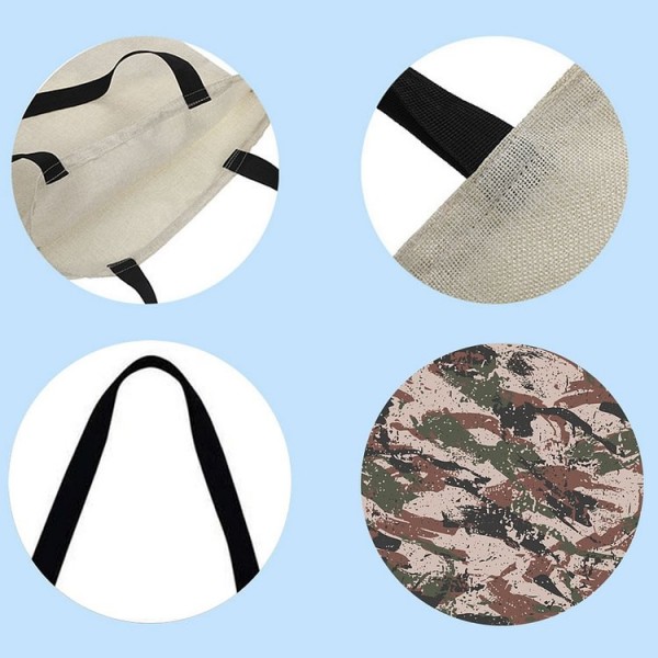 Linen Tote Bag - Camouflage bag