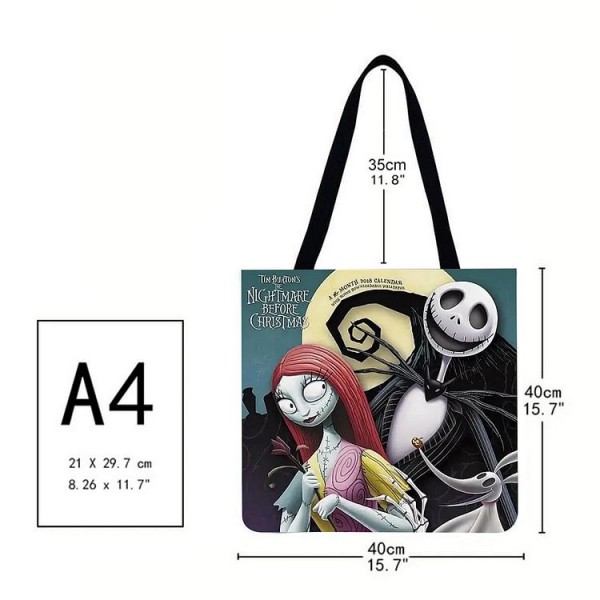 Linen Tote Bag - Halloween